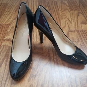 NWOB: Jessica Simpson Black Patent Leather Pumps
